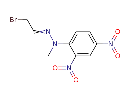 Molecular Structure of 62055-88-3 (Acetaldehyde, bromo-, (2,4-dinitrophenyl)methylhydrazone)