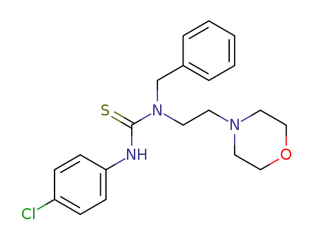 Thiourea,
N'-(4-chlorophenyl)-N-[2-(4-morpholinyl)ethyl]-N-(phenylmethyl)-