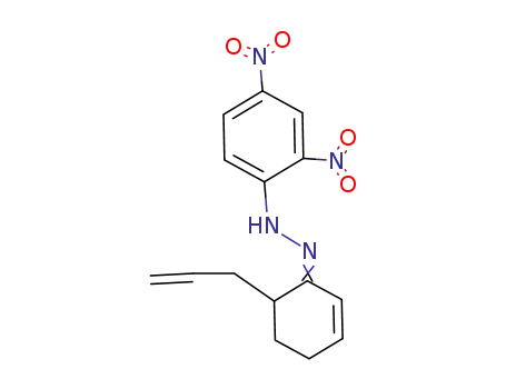 Molecular Structure of 63606-87-1 (2-Cyclohexen-1-one, 6-(2-propenyl)-, (2,4-dinitrophenyl)hydrazone)