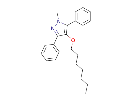 1H-Pyrazole, 4-(heptyloxy)-1-methyl-3,5-diphenyl-