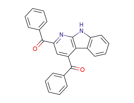 Molecular Structure of 62018-97-7 (Methanone, 1H-pyrido[2,3-b]indole-2,4-diylbis[phenyl-)