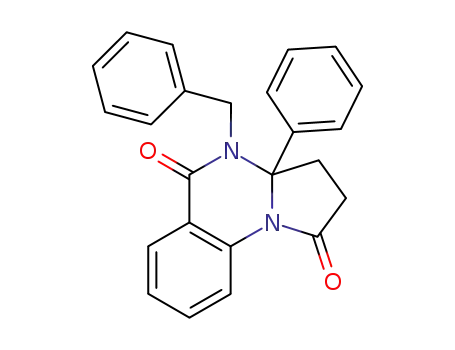 Pyrrolo[1,2-a]quinazoline-1,5-dione,
2,3,3a,4-tetrahydro-3a-phenyl-4-(phenylmethyl)-