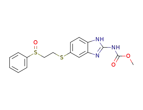 Carbamic acid, [5-[[2-(phenylsulfinyl)ethyl]thio]-1H-benzimidazol-2-yl]-,
methyl ester