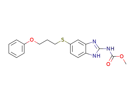 Carbamic acid, [5-[(3-phenoxypropyl)thio]-1H-benzimidazol-2-yl]-,
methyl ester