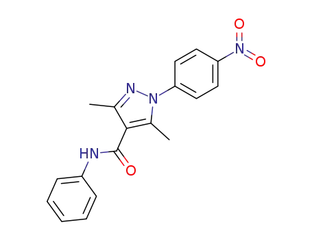 1H-Pyrazole-4-carboxamide, 3,5-dimethyl-1-(4-nitrophenyl)-N-phenyl-