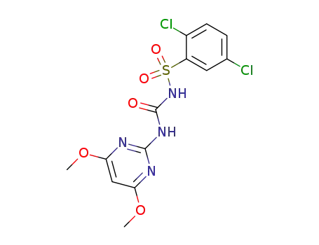 Benzenesulfonamide,
2,5-dichloro-N-[[(4,6-dimethoxy-2-pyrimidinyl)amino]carbonyl]-
