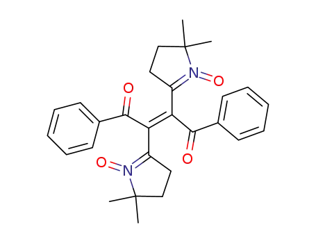Molecular Structure of 61856-61-9 (2-Butene-1,4-dione,
2,3-bis(3,4-dihydro-2,2-dimethyl-1-oxido-2H-pyrrol-5-yl)-1,4-diphenyl-)