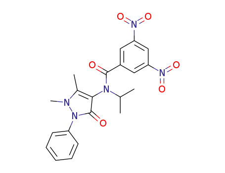 Benzamide,
N-(2,3-dihydro-1,5-dimethyl-3-oxo-2-phenyl-1H-pyrazol-4-yl)-N-(1-meth
ylethyl)-3,5-dinitro-