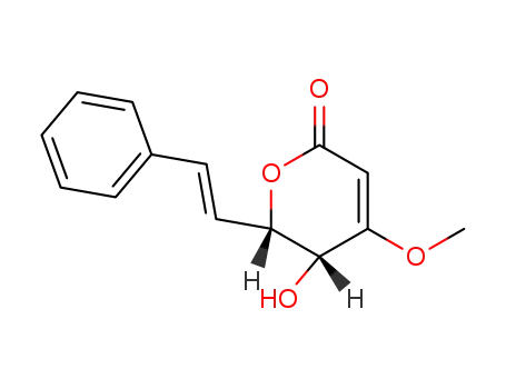 (5R,6S)-5,6-ジヒドロ-5-ヒドロキシ-4-メトキシ-6-[(E)-2-フェニルエテニル]-2H-ピラン-2-オン