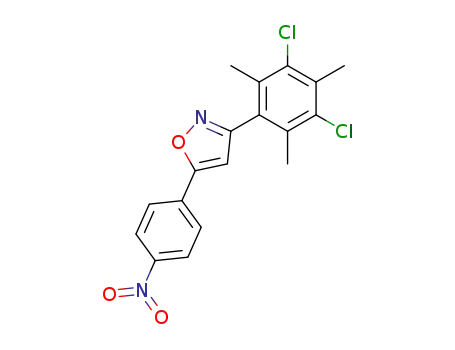 Isoxazole, 3-(3,5-dichloro-2,4,6-trimethylphenyl)-5-(4-nitrophenyl)-