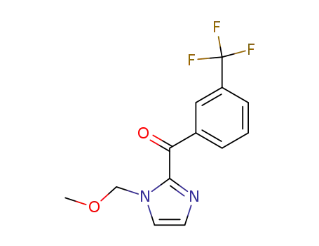 Molecular Structure of 62457-98-1 (Methanone,
[1-(methoxymethyl)-1H-imidazol-2-yl][3-(trifluoromethyl)phenyl]-)