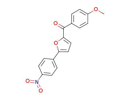 Molecular Structure of 59835-56-2 (Methanone, (4-methoxyphenyl)[5-(4-nitrophenyl)-2-furanyl]-)