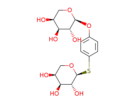 1-Hydroxy-4-mercapto-benzol-O,S-bis-α,L-arabinosid