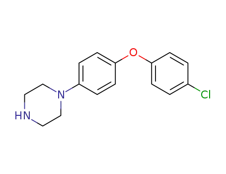 Molecular Structure of 62755-66-2 (Piperazine, 1-[4-(4-chlorophenoxy)phenyl]-)