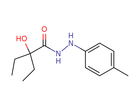 Butanoic acid,2-ethyl-2-hydroxy-, 2-(4-methylphenyl)hydrazide