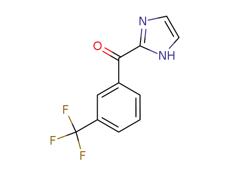 Molecular Structure of 62457-93-6 (Methanone, 1H-imidazol-2-yl-[3-(trifluoromethyl)phenyl]-)