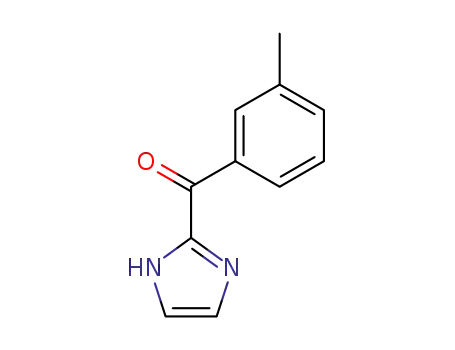 Molecular Structure of 62457-92-5 (Methanone, 1H-imidazol-2-yl-(3-methylphenyl)-)