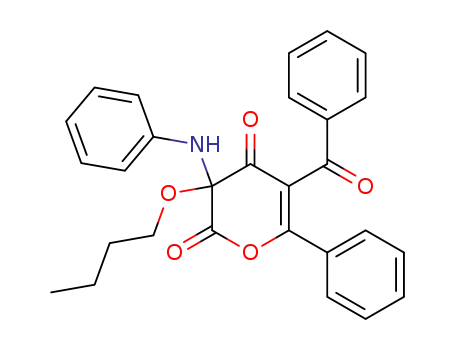 3-Anilino-5-benzoyl-3-butoxy-6-phenyl-2H-pyran-2,4(3H)-dione