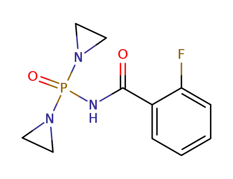 N-[비스(1-아지리디닐)포스피닐]-o-플루오로벤즈아미드