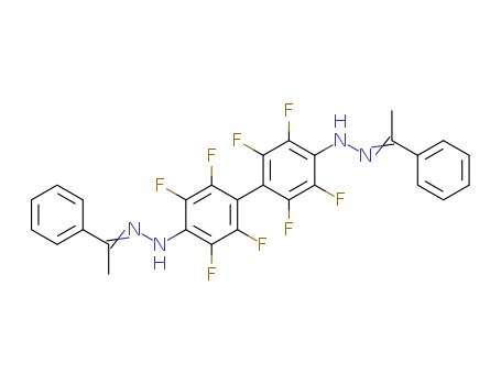 Ethanone, 1-phenyl-,(2,2',3,3',5,5',6,6'-octafluoro[1,1'-biphenyl]-4,4'-diyl)dihydrazone (9CI) cas  3114-21-4