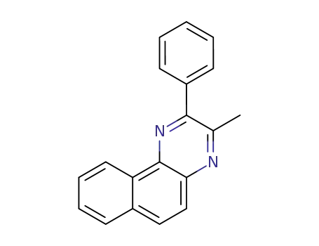 Molecular Structure of 10023-43-5 (Benzo[f]quinoxaline,3-methyl-2-phenyl-)