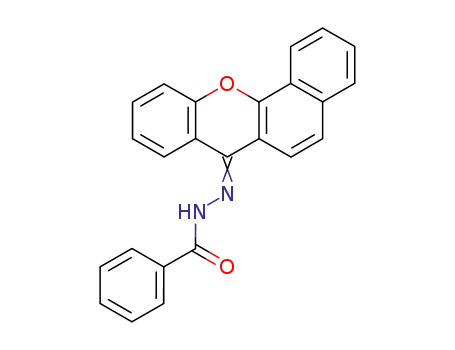 benzo[<i>c</i>]xanthen-7-one benzoylhydrazone