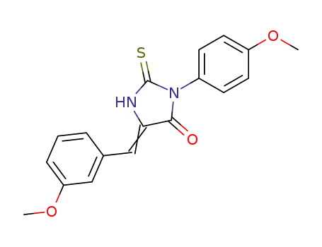 4-Imidazolidinone,
3-(4-methoxyphenyl)-5-[(3-methoxyphenyl)methylene]-2-thioxo-