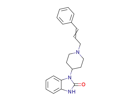 Molecular Structure of 6440-46-6 (2H-Benzimidazol-2-one,1,3-dihydro-1-[1-(3-phenyl-2-propen-1-yl)-4-piperidinyl]-)