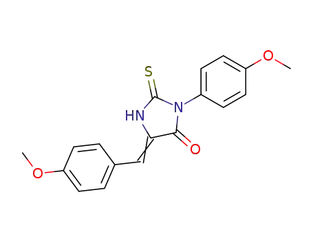 4-Imidazolidinone,
3-(4-methoxyphenyl)-5-[(4-methoxyphenyl)methylene]-2-thioxo-