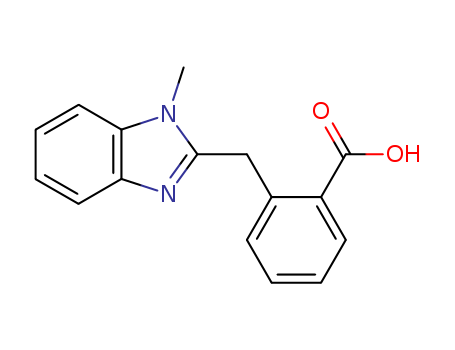 Benzoic acid, 2-[(1-methyl-1H-benzimidazol-2-yl)methyl]-