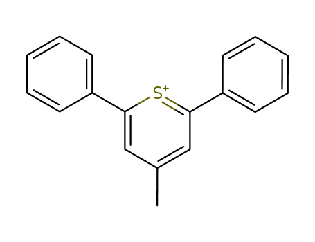 4-methyl-2, 6-diphenylthiohexafluoropyran (V)