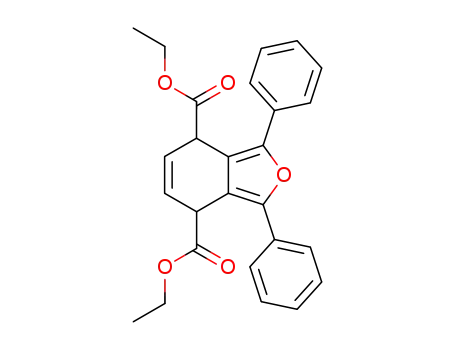 Molecular Structure of 56640-15-4 (4,7-Isobenzofurandicarboxylic acid, 4,7-dihydro-1,3-diphenyl-, diethyl
ester)