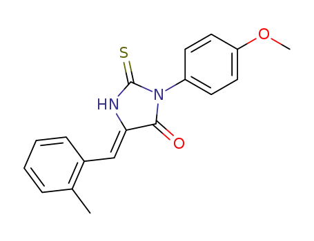 4-Imidazolidinone,
3-(4-methoxyphenyl)-5-[(2-methylphenyl)methylene]-2-thioxo-