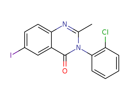 4(3H)-Quinazolinone,3-(2-chlorophenyl)-6-iodo-2-methyl-
