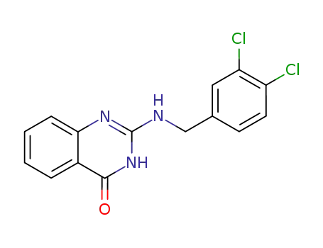 Molecular Structure of 61779-12-2 (4(1H)-Quinazolinone, 2-[[(3,4-dichlorophenyl)methyl]amino]-)
