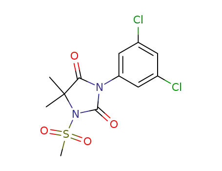 Molecular Structure of 61610-32-0 (2,4-Imidazolidinedione,
3-(3,5-dichlorophenyl)-5,5-dimethyl-1-(methylsulfonyl)-)