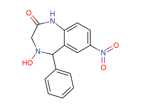 2H-1,4-Benzodiazepin-2-one,  1,3,4,5-tetrahydro-4-hydroxy-7-nitro-5-phenyl-
