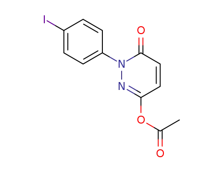 3(2H)-Pyridazinone, 6-(acetyloxy)-2-(4-iodophenyl)-