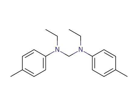 Molecular Structure of 33875-64-8 (Methanediamine, N,N'-diethyl-N,N'-bis(4-methylphenyl)-)