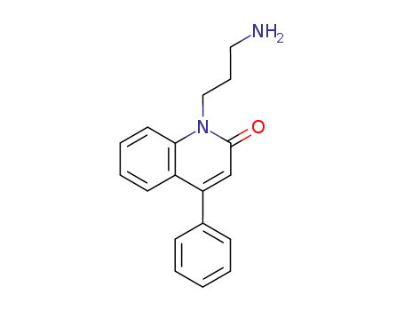 Molecular Structure of 62391-38-2 (2(1H)-Quinolinone, 1-(3-aminopropyl)-4-phenyl-)