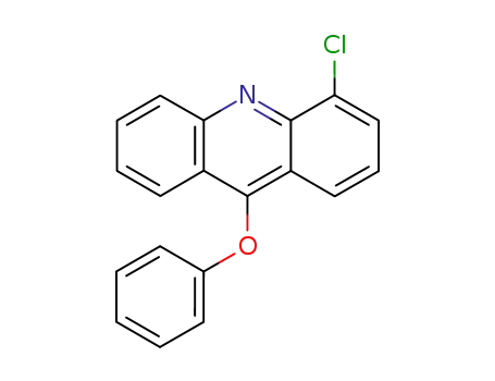 Molecular Structure of 61981-63-3 (Acridine, 4-chloro-9-phenoxy-)