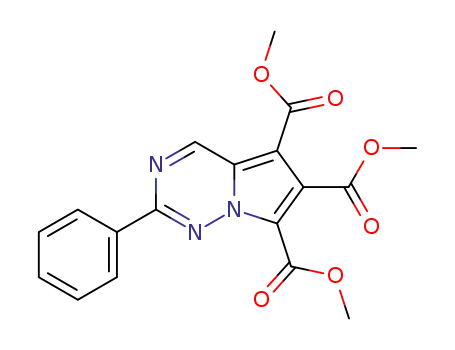 Pyrrolo[2,1-f][1,2,4]triazine-5,6,7-tricarboxylic acid, 2-phenyl-, trimethyl
ester