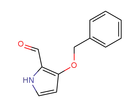 Molecular Structure of 56164-40-0 (1H-Pyrrole-2-carboxaldehyde, 3-(phenylmethoxy)-)