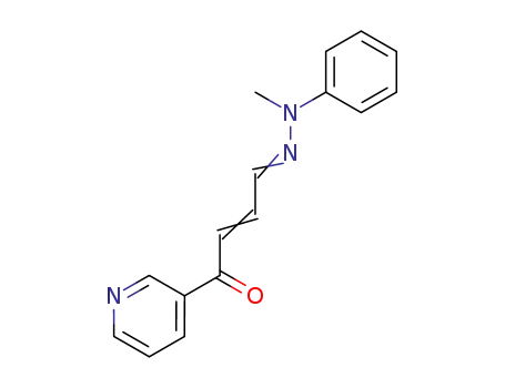 2-Butenal, 4-oxo-4-(3-pyridinyl)-, 1-(methylphenylhydrazone)