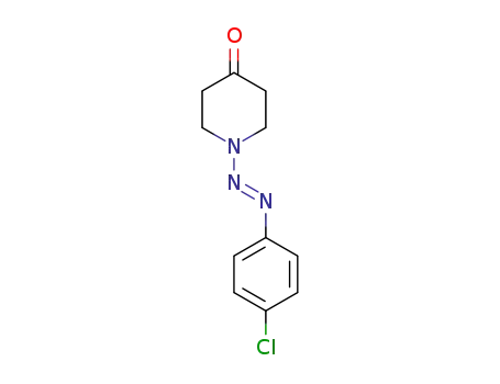 Molecular Structure of 62499-18-7 (4-Piperidinone, 1-[(4-chlorophenyl)azo]-)