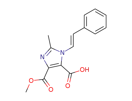 2-メチル-1-[(E)-2-フェニルエテニル]-1H-イミダゾール-4,5-ジカルボン酸4-メチル