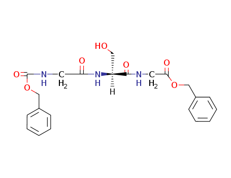Glycine, N-[N-[N-[(phenylmethoxy)carbonyl]glycyl]-L-seryl]-, phenylmethyl ester