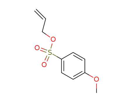Molecular Structure of 33512-60-6 (Benzenesulfonic acid, 4-methoxy-, 2-propenyl ester)