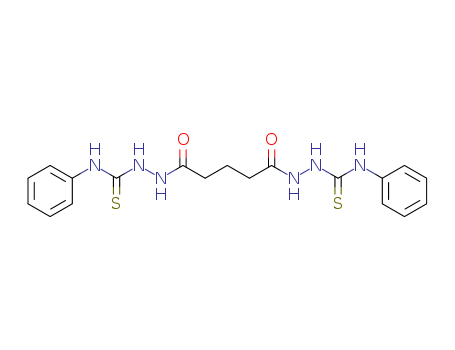 Pentanedioic acid,1,5-bis[2-[(phenylamino)thioxomethyl]hydrazide]