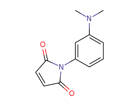 Molecular Structure of 64164-81-4 (1H-Pyrrole-2,5-dione, 1-[3-(dimethylamino)phenyl]-)
